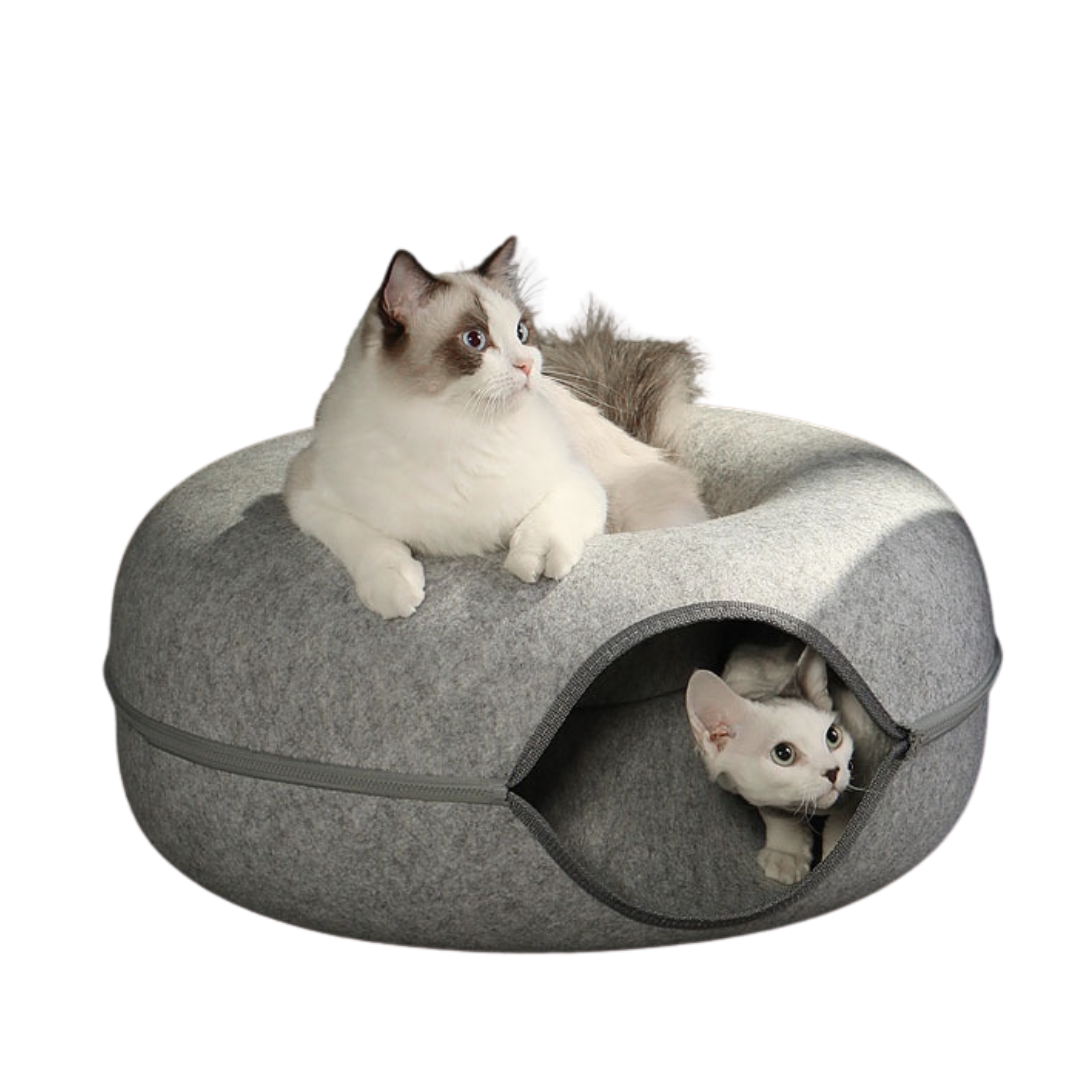 Cama Dónut Para Gatos 😸