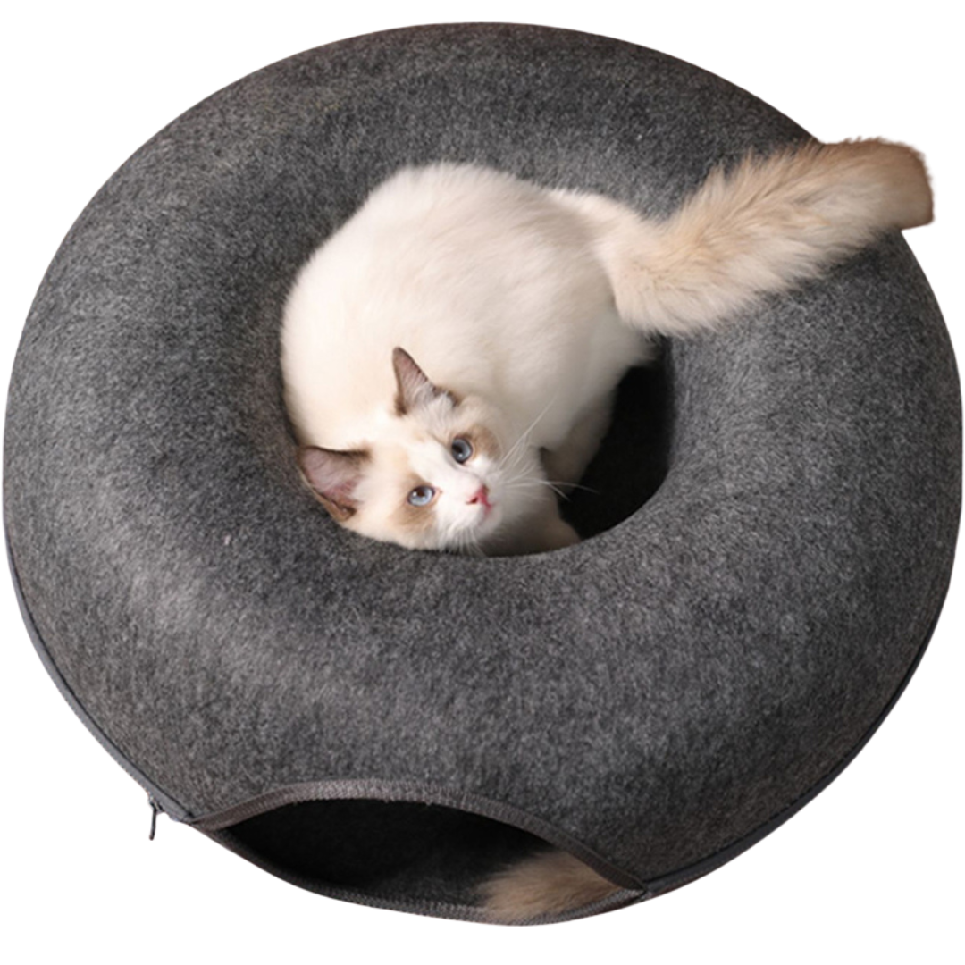 Cama Dónut Para Gatos 😸