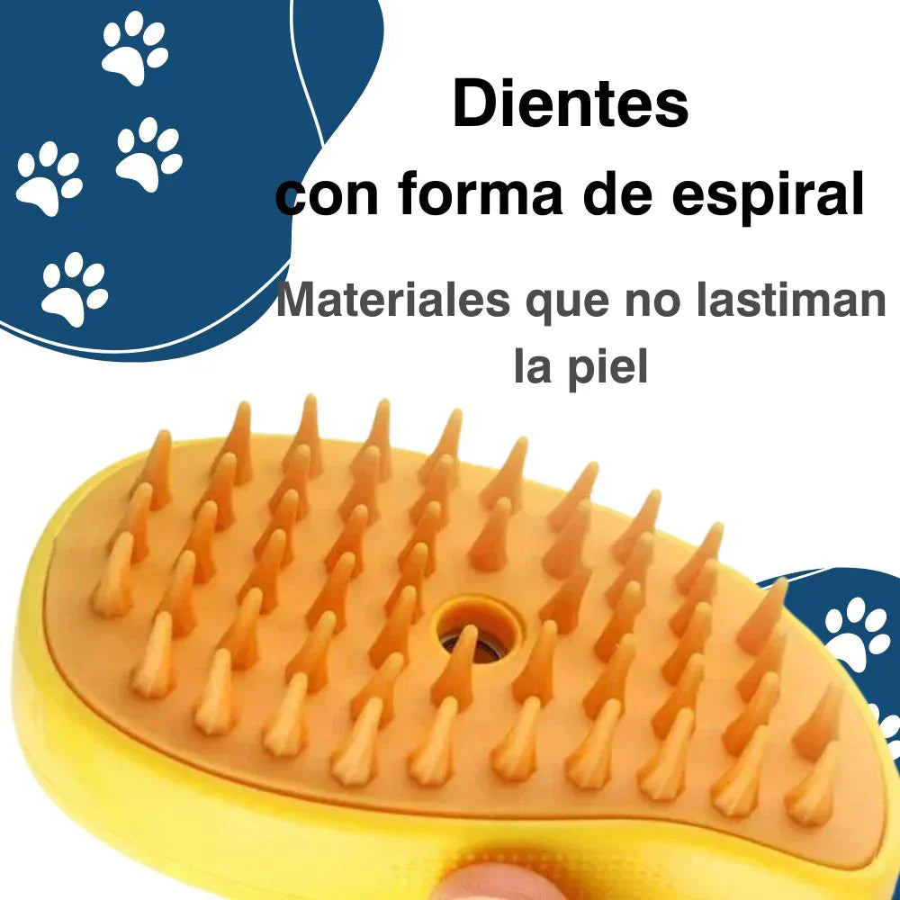 Vapurr® Cepillo a Vapor para Perros y Gatos